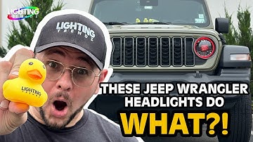 Must-See 2025 Jeep Wrangler JL DRL Headlights Upgrade - You Won