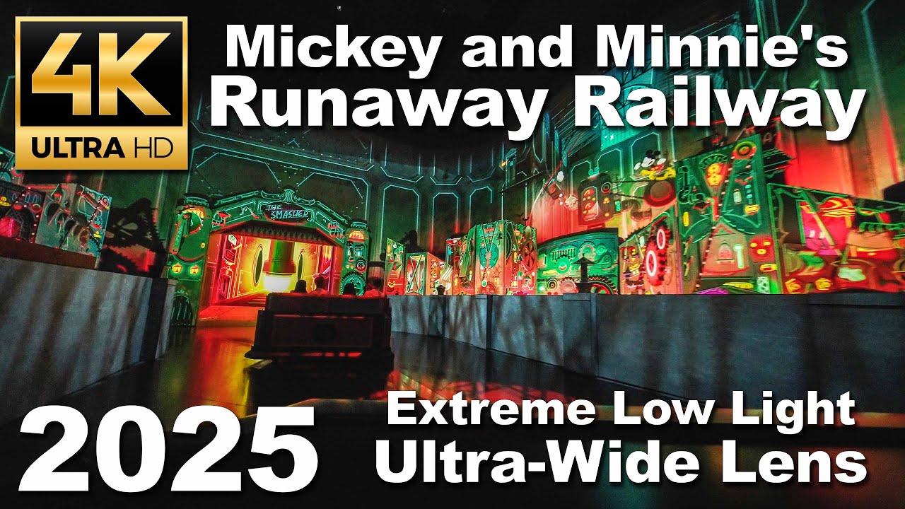 [4K] Mickey and Minnie's Runaway Railway [2025] - Disneyland (Anaheim, California)