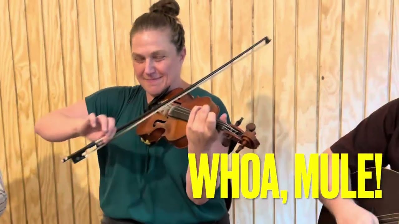 Whoa, Mule! Hot Oldtime Fiddling by Deb Shebish with  Evan Kinney & Micah Spence