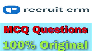 Recruit CRM EXAM MCQ Questions