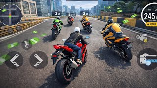 Traffic Rider - Racing  ( Black Bike Speed In DESERT😍🔥 | Endless Mode 😱 ) GAMEPLAY!  screenshot 5