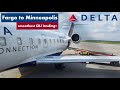 TRIP REPORT | Delta Air lines [ECONOMY] | Fargo to Minneapolis | CRJ-200
