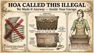 My HOA Banned Composting. I Built an Odorless Enclosed Worm System and They Can't Do Anything