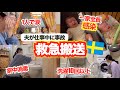夫が仕事中に緊急搬送されるし、小学校でしか聞いた事ないアレに一家で感染するしで大変すぎた