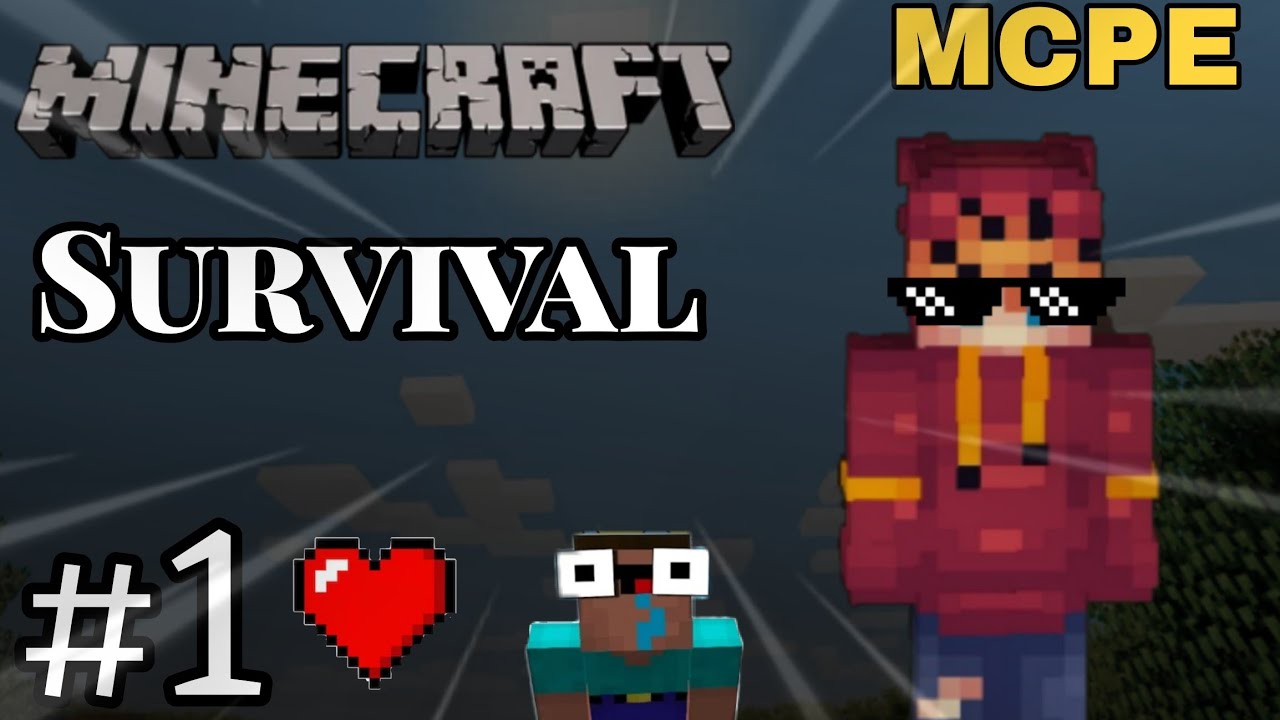 Minecraft pe 🔥 Survival series ep (1) in Hindi MCPE 1.20🔥 (JatIsPlaying ...