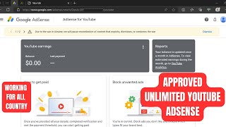 How to Create Unlimited AdSense for Youtube without channel | Aproved for any country | RCT