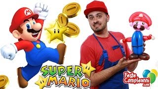 Super Mario Palloncino - Super Mario bros Balloon - Tutorial 100 - Feste  Compleanni 