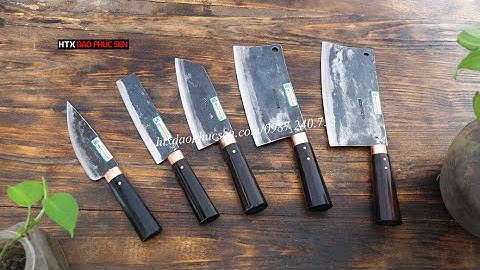 BỘ DAO CÁN MUN KHÂU ĐỒNG ĐỎ GIÁ ĐẸP - HÀNG CHUẨN CỦA HTX_#DAOPHUCSEN