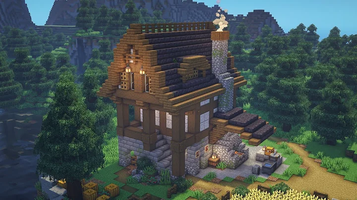 Minecraft | How to Build a Medieval Blacksmith | Weaponsmith House Tutorial (LEGO Blacksmith )