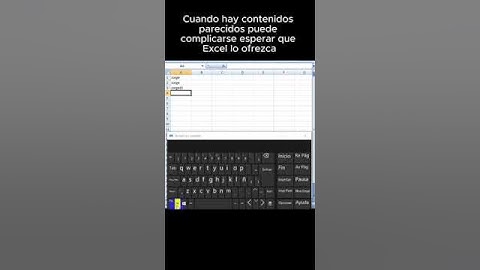 Repetir el contenido de la celda superior