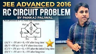JEE ADVANCED 2016 RC CIRCUIT PROBLEM.