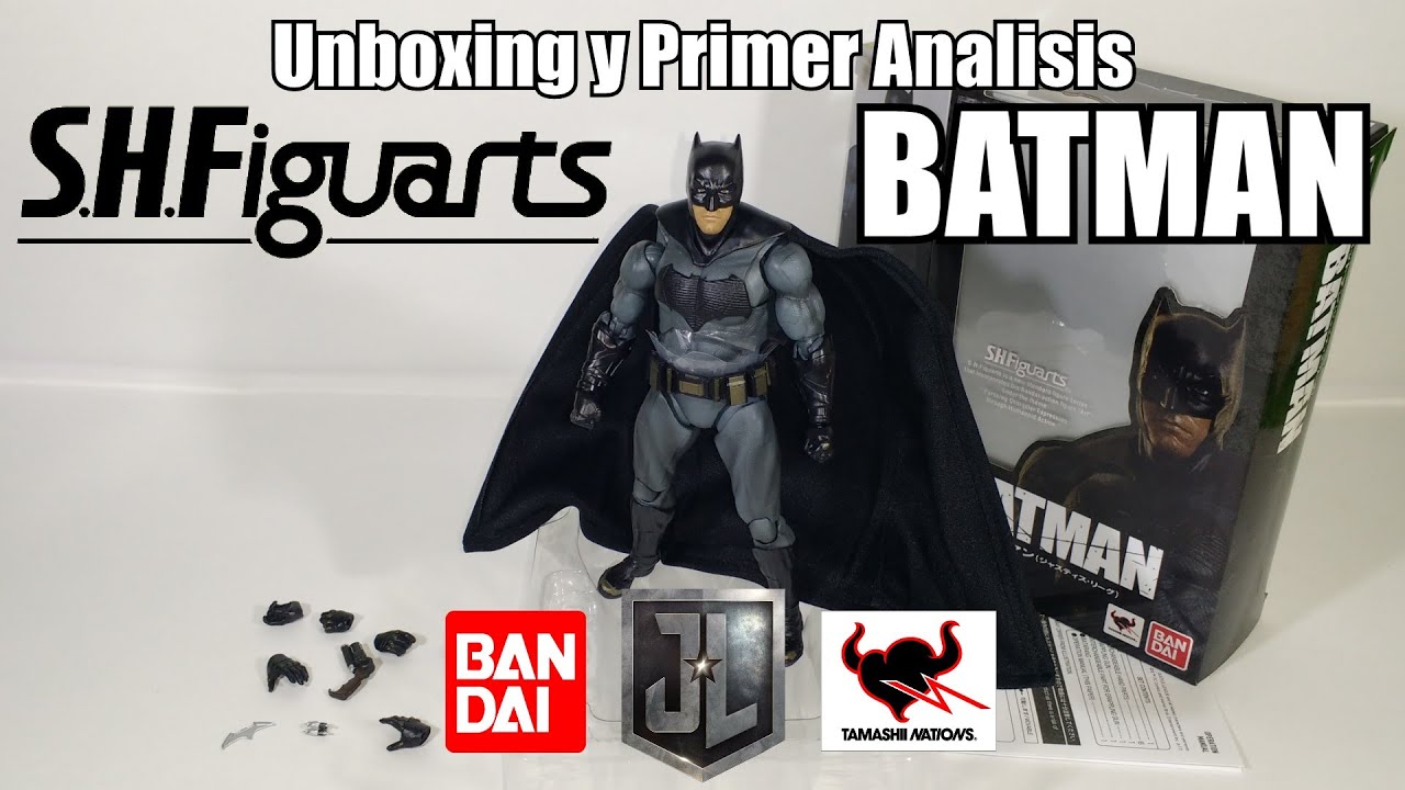 SHF BATMAN JUSTICE LEAGUE | UNBOXING | DC S.H FIGUARTS | RE-SUBIDO ...