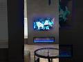  75 tv install on tile  tiletv luxury luxuryfireplace quicktechav texas