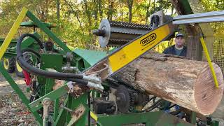 Amazing Homemade Firewood Processor