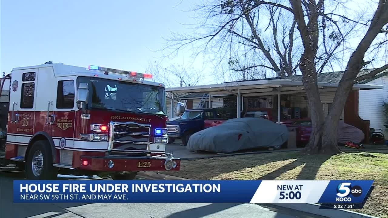 Firefighters knock out house fire in southwest Oklahoma City - YouTube