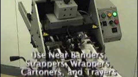 Automatic Batch Count System - Folded Pamphlets