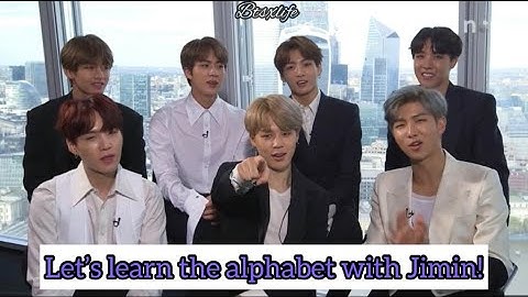 Learn the alphabet with JIMIN (Updated)
