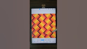 New seamless pattern art in Procreate #looping #weaving #artshorts