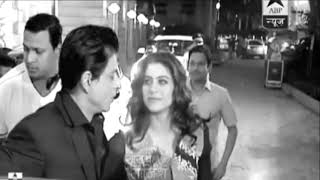 kajol Shahrukh helps to get out of the car