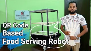 QR Code Based Food Serving Robot using Raspberry Pi and Computer vision