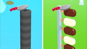 Slice It All Gameplay! Satisfying and Relaxing ASMR Slicing Video