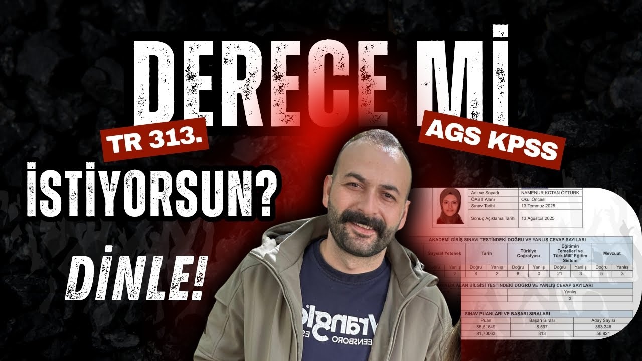 KPSS ||AGS BAŞARI TAVSİYELERİ || 1 