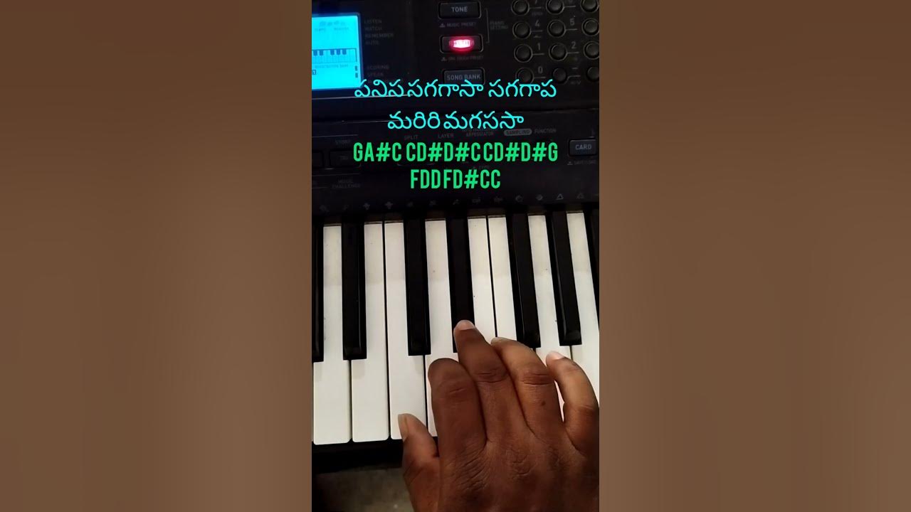 Megham Karukatha- song notes on piano keyboard| Megham Karigene|Shorts,essypiano|Thiru| Danush|viral