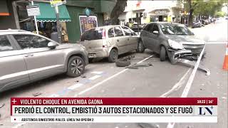 Violento Choque En Avenida Gaona: Detuvieron Al Conductor Que Se Había Dado A La Fuga