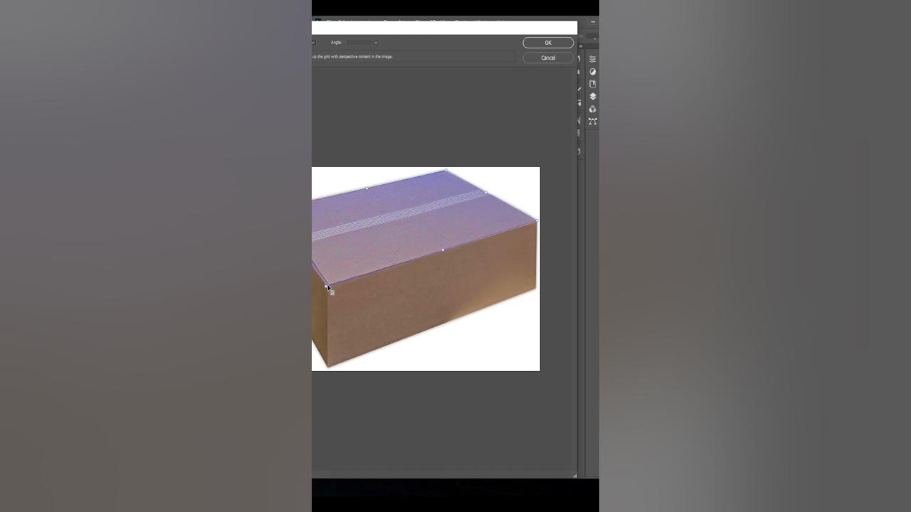 Box Mockup| Vanishing Point In Photoshop #shorts #youtubeshorts