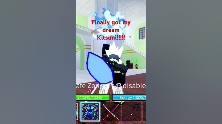 i got my dream fruit #roblox #bloxfruits #kitsune