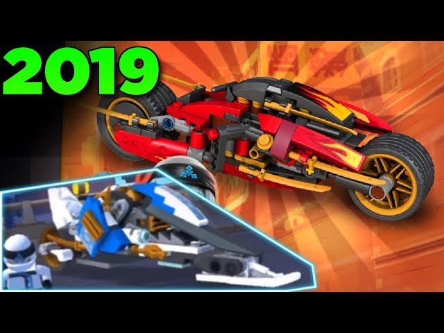 lego ninjago kai's blade cycle & zane's snowmobile 70667