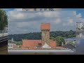 Blick von der Dachterasse des Parkhotels in Pforzheim