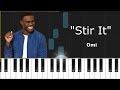 Omi Stir It Piano Tutorial Chords How To Play Cover mp3