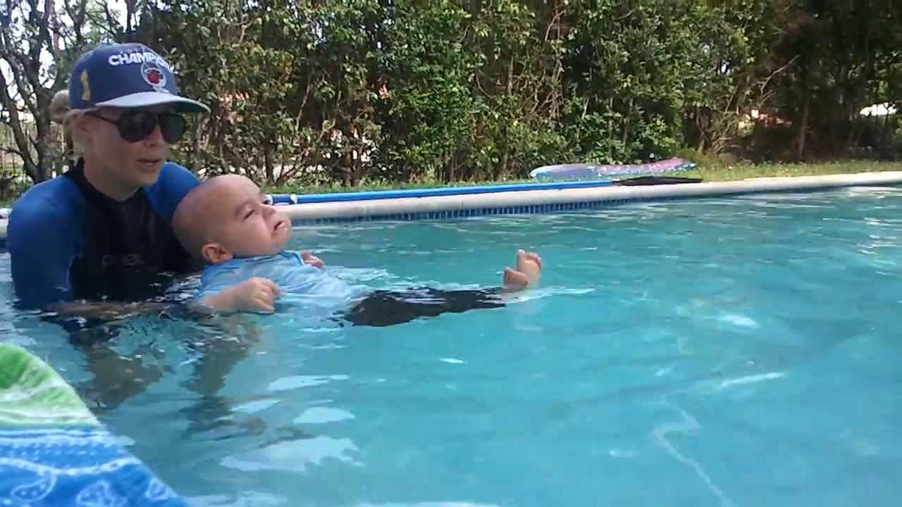 Infant Swimming Resource 11 Month Old Baby 2013 Youtube