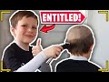 r/EntitledParents | "LET MY KID GIVE YOU A HAIRCUT!"