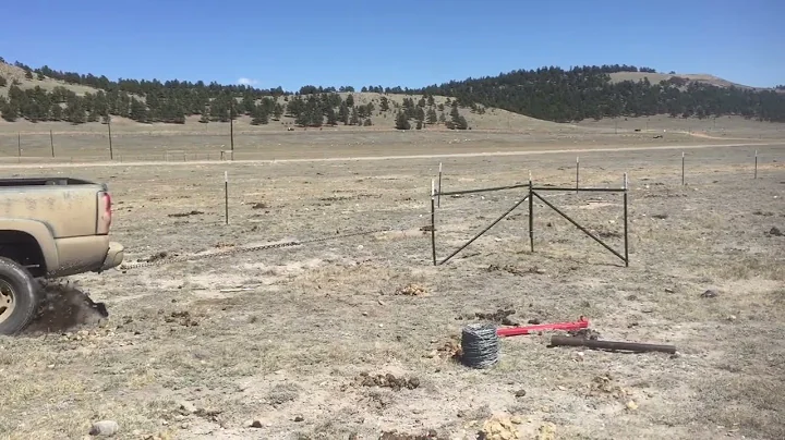 Strongest T-Post Fence Corner Available | DIY T-Post Fencing | Strength Test | Fence Easier