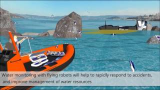 Aquatic Micro Aerial Vehicles (AquaMAV) for water health monitoring