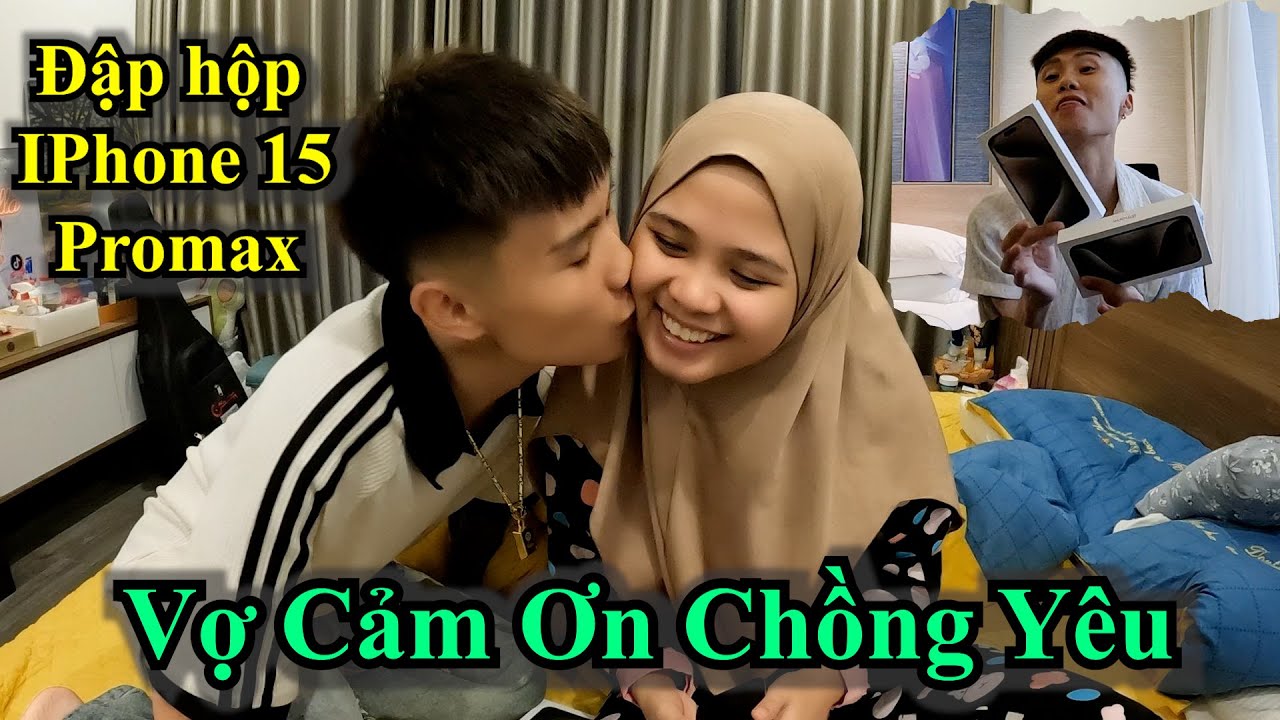 Đập Hộp Tặng Vợ IPhone 15 Promax | Đạt Villa x Vidhia