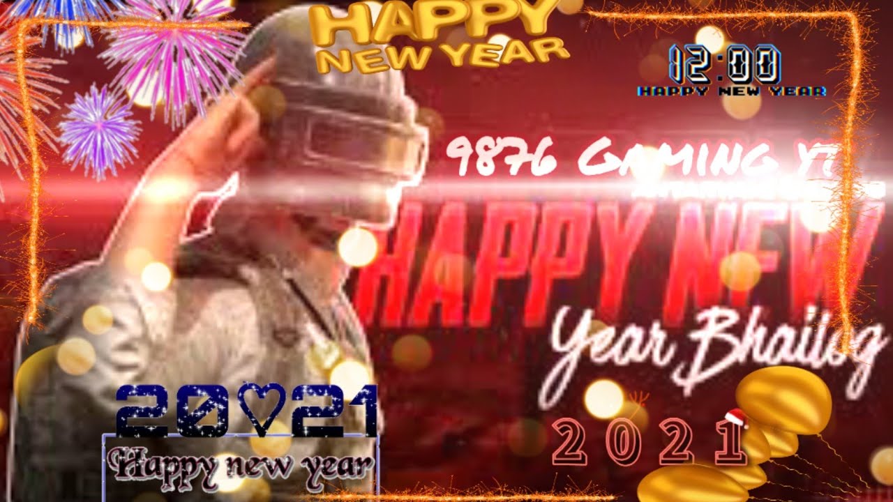 Happy New Year | Pubg Mobile Live | 9876 Gaming yt | #road to 150 subs ...