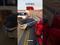 Chance of survival with different vehicles - BeamNG.drive! #shorts