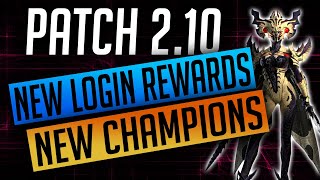 RAID: Shadow Legends | Patch 2.10, Battlepass2, Login rewards, New accessories, 3v3 Bazaar