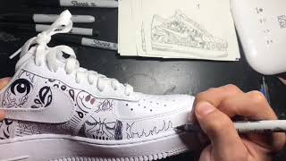 af1 sharpie custom