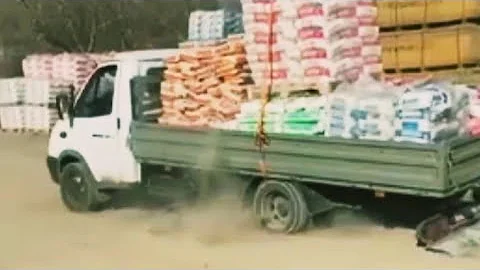 8 тонн на Газель. НОВЫЙ РЕКОРД! Перегруз Газели. Такого Вы еще не видели!