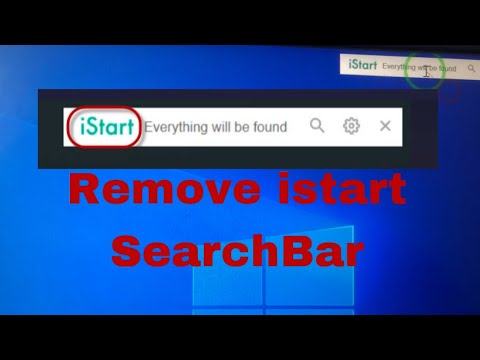 How to remove istart searchBar  from pc  | How to uninstall istart  searchBar |remove istart searchb