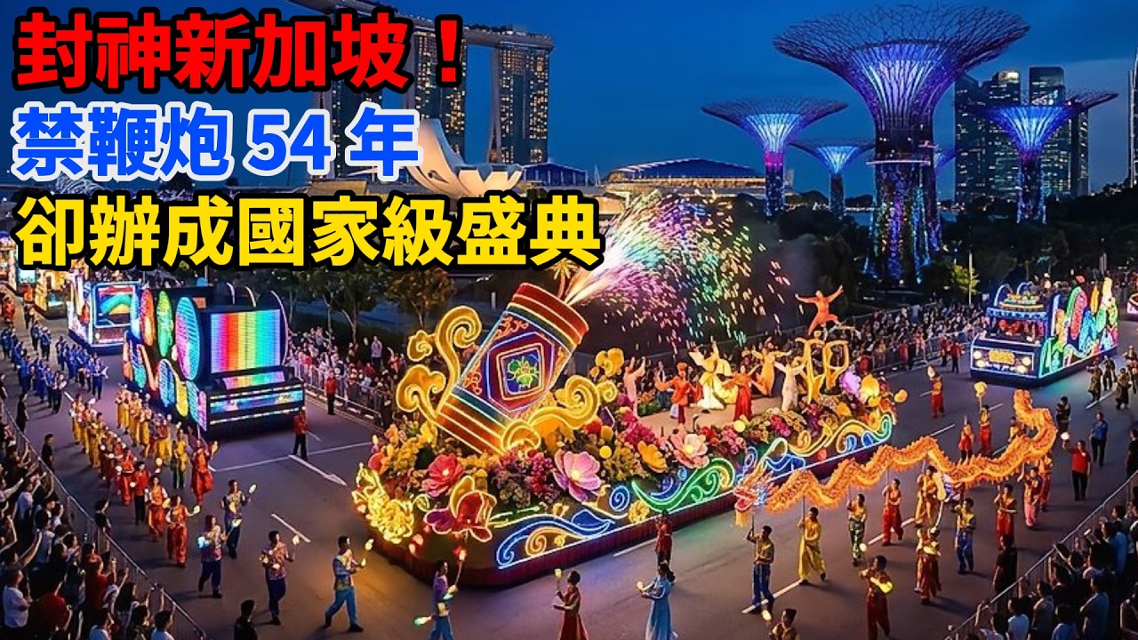 封神新加坡！從禁止鞭炮到國家儀式，54 年妝藝藏著小國頂級智慧