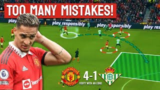 Why Ten Hag should be WORRIED despite BIG WIN Against BETIS | Tactical Analysis