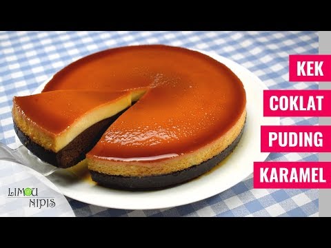 Video: Kek Coklat Dengan Lapisan Karamel