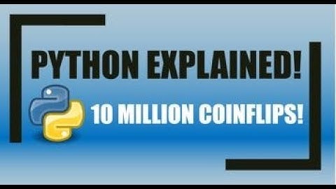 Simulating 10 MILLION COINFLIPS in Python!