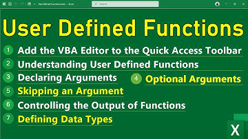 User Defined Function - Comprehensive Tutorial - Create Your Own Excel Functions using VBA