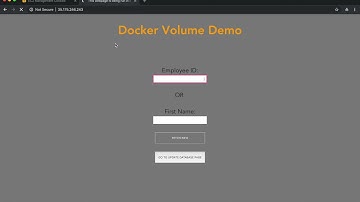 3 6 Lab Docker volumes, Bind Mounts